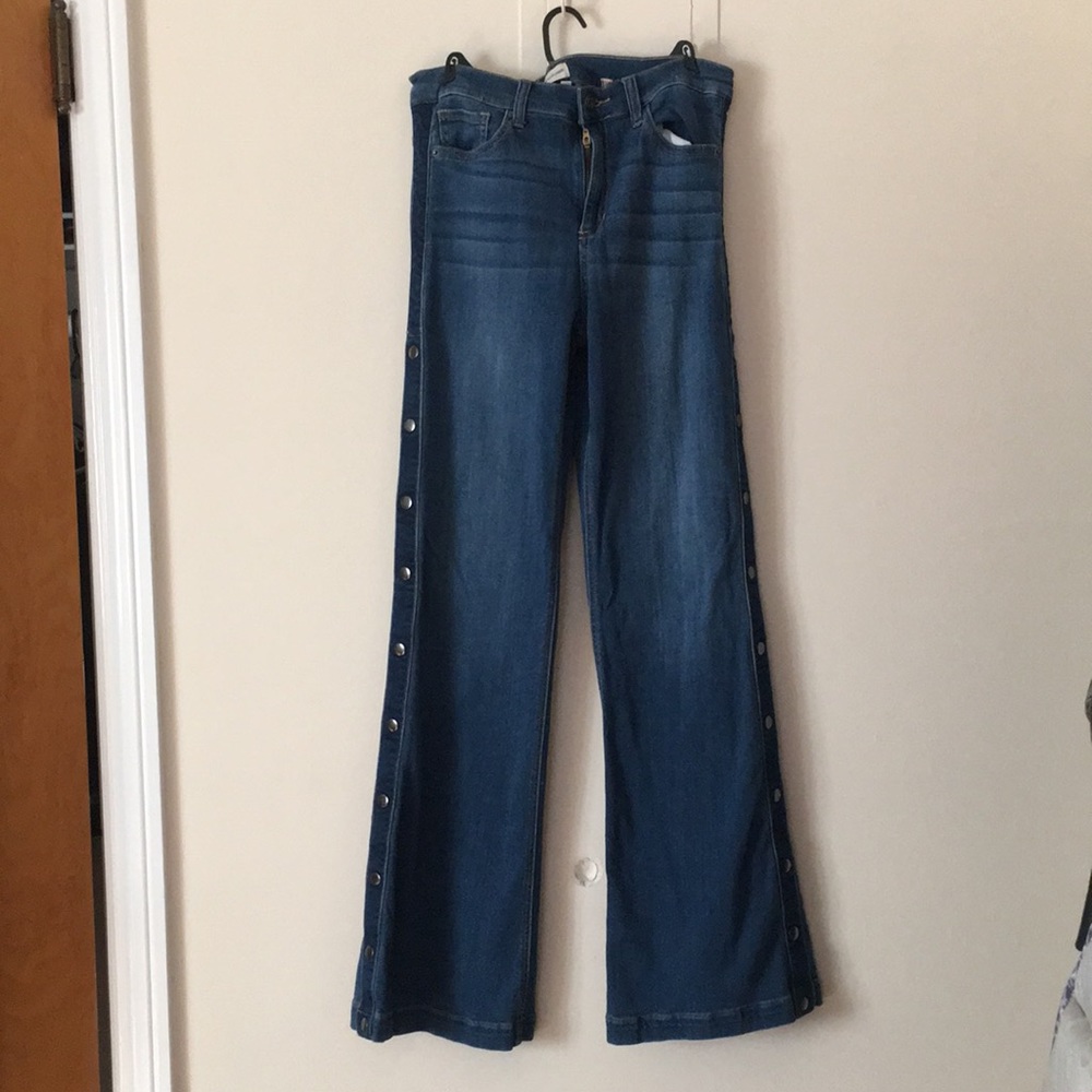 High rise flare jeans